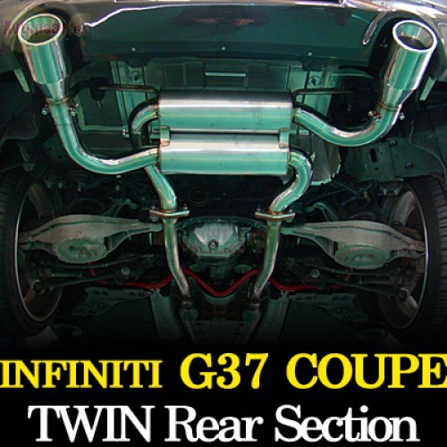 Выхлопная секция двойная к-т INFINITI G37 Coupe (JUN,B.L)
