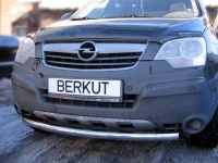 Защита передняя двойная d60/42 (скосы) Opel (опель) Antara 2006-2010 ― PEARPLUS.ru
