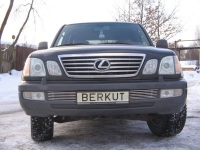 Защита передняя двойная d76/60 (скосы) Lexus (лексус) LX-470 1998-2007 ― PEARPLUS.ru