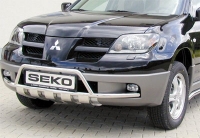 Защита бампера передняя. Mitsubishi Outlander (2003-2007)