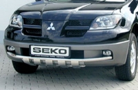 Защита бампера передняя Mitsubishi Outlander (2003-2007) SKU:40833gt