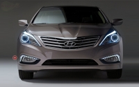 Светодиодные дневные ходовые огни 2шт).  Hyundai Grandeur  (2011 по наст.)