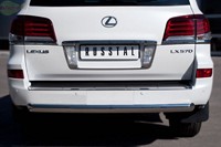 Защита заднего бампера d76 (дуга) Lexus (лексус) LX5 (X5)70 (2012 по наст.)  