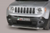 Защита бампера передняя нижняя 76мм Jeep (джип) Renegade (2014 по наст.) 
