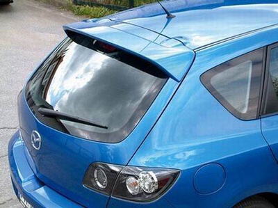 Спойлер на багажник (грунтованный) hatchback на Mazda 3 2003-2009
