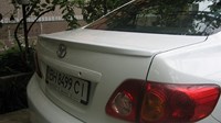 Спойлер на багажник Toyota (тойота) Corolla 2007 - 2012