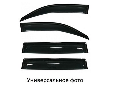 Дефлектор боковых окон (черный) AUDI A4 (B6,8E)(B7,8E) с 2000-2007 г.в. Sedan