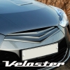 Решётка радиатора в цвет кузова Hyundai (хендай) Veloster (2011 по наст.) 