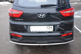 Защита заднего бампера Hyundai (хендай) Creta 42 мм Hyundai (хендай) Creta (2016-) ― PEARPLUS.ru